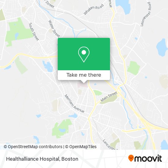 Mapa de Healthalliance Hospital