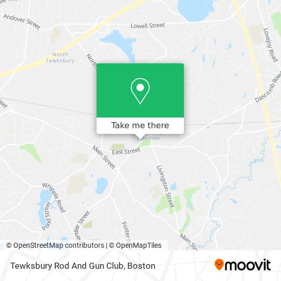 Mapa de Tewksbury Rod And Gun Club