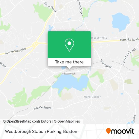 Mapa de Westborough Station Parking