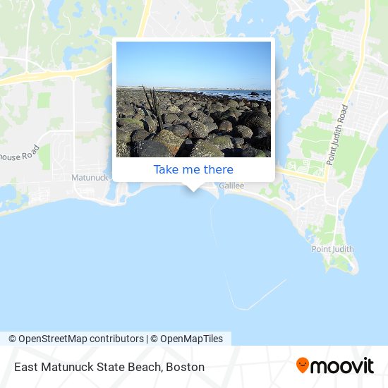 East Matunuck State Beach map