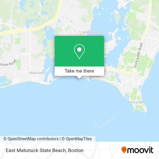 East Matunuck State Beach map