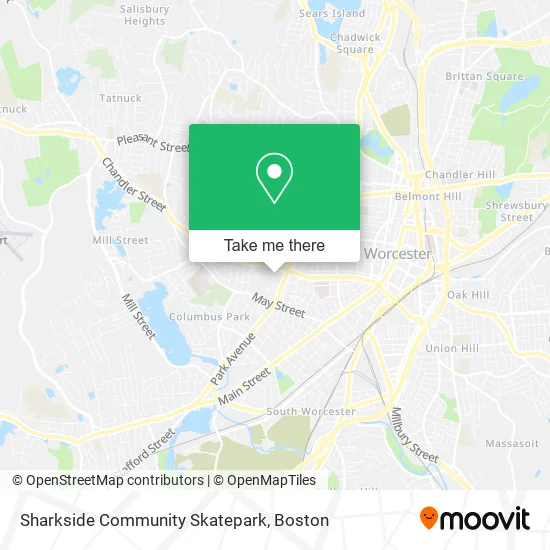 Sharkside Community Skatepark map