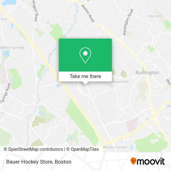 Bauer Hockey Store map