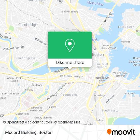 Mccord Building map