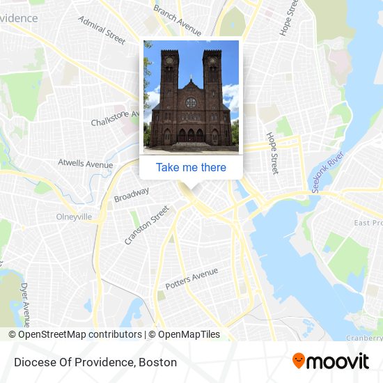 Diocese Of Providence map