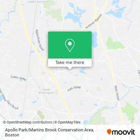 Mapa de Apollo Park / Martins Brook Conservation Area
