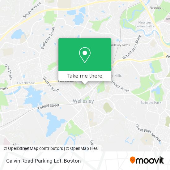 Calvin Road Parking Lot map