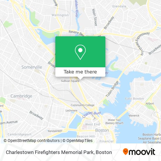 Mapa de Charlestown Firefighters Memorial Park