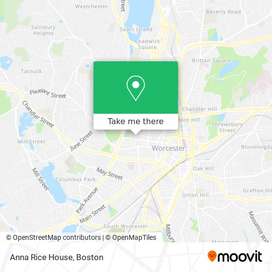 Anna Rice House map