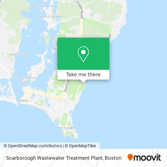 Scarborough Wastewater Treatment Plant map