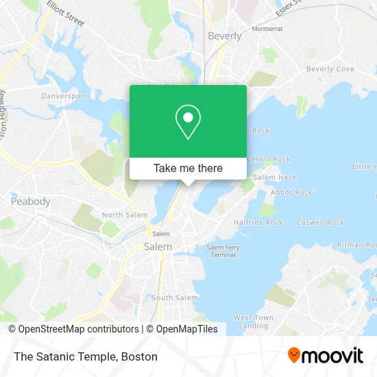 The Satanic Temple map