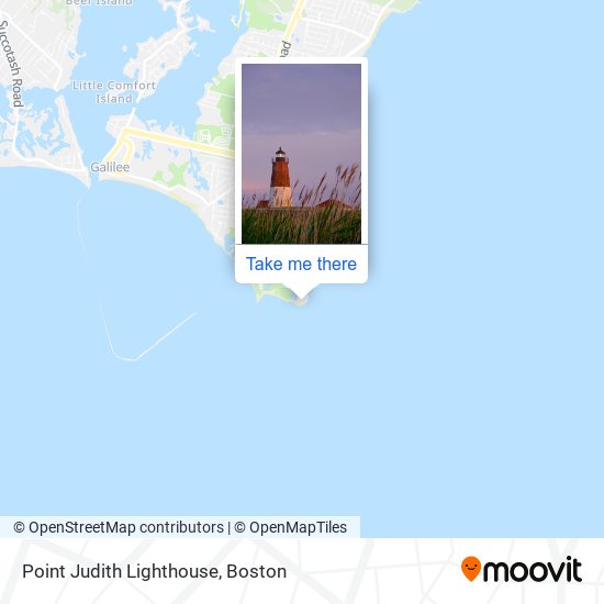 Point Judith Lighthouse map
