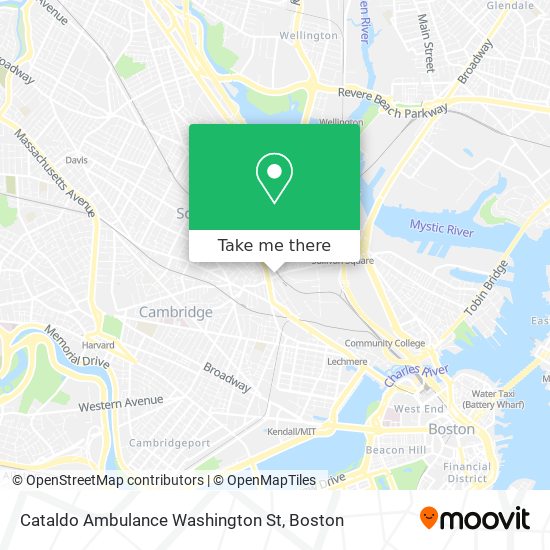 Mapa de Cataldo Ambulance Washington St