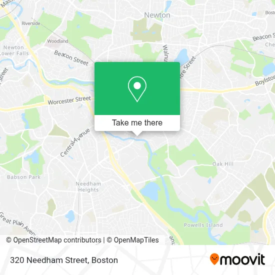 320 Needham Street map