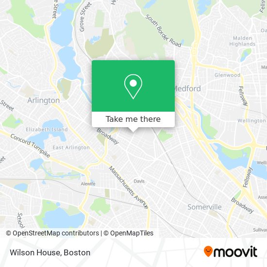 Wilson House map