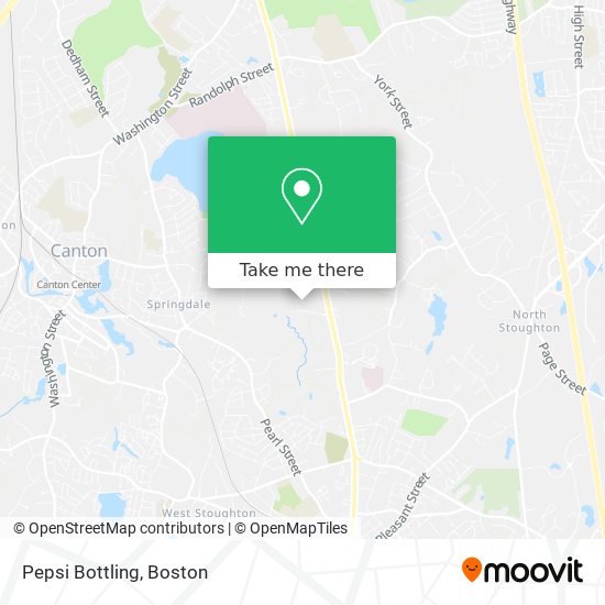 Mapa de Pepsi Bottling