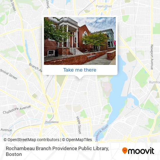 Rochambeau Branch Providence Public Library map