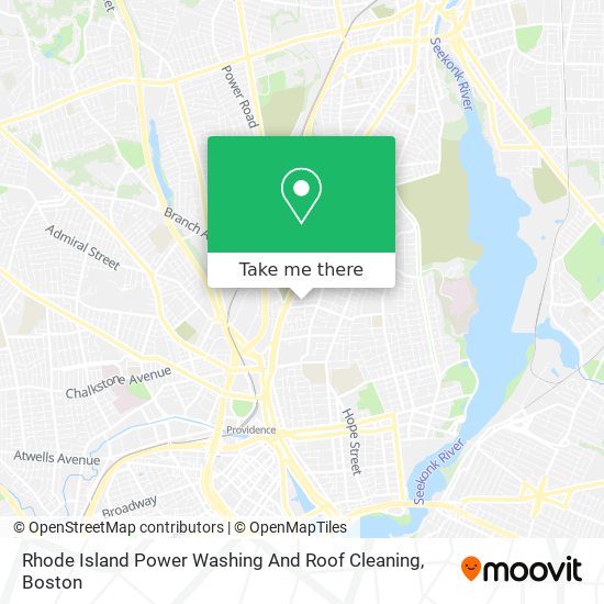 Mapa de Rhode Island Power Washing And Roof Cleaning