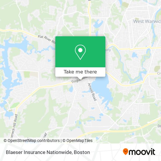 Blaeser Insurance Nationwide map