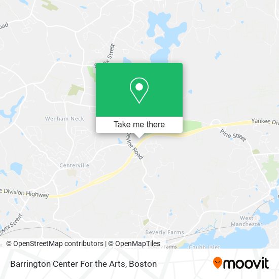 Barrington Center For the Arts map