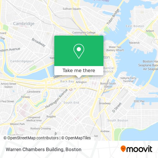 Warren Chambers Building map