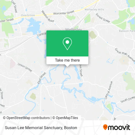 Susan Lee Memorial Sanctuary map