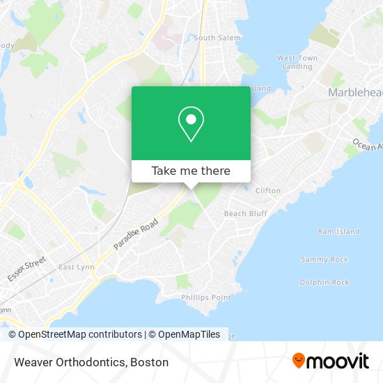 Weaver Orthodontics map