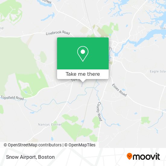 Snow Airport map