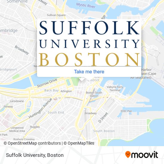 Mapa de Suffolk University