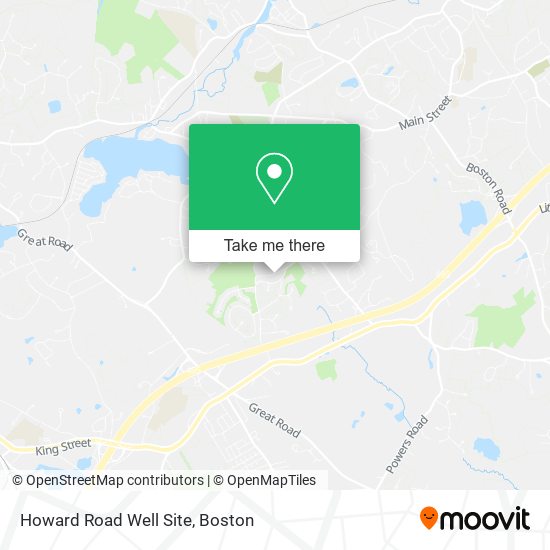 Howard Road Well Site map