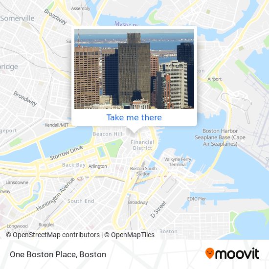 One Boston Place map