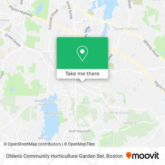 Mapa de Olden's Community Horticulture Garden Set