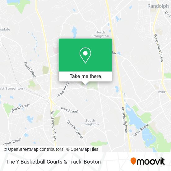 Mapa de The Y Basketball Courts & Track