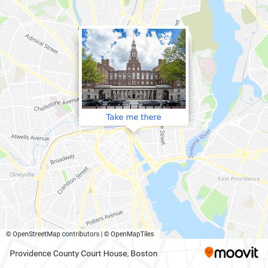 Providence County Court House map