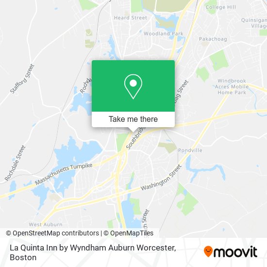 La Quinta Inn by Wyndham Auburn Worcester map