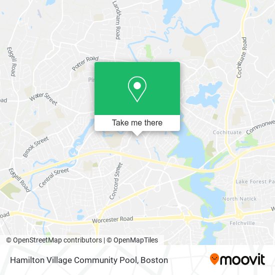 Hamilton Village Community Pool map