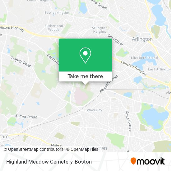 Mapa de Highland Meadow Cemetery