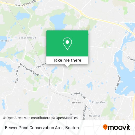 Mapa de Beaver Pond Conservation Area