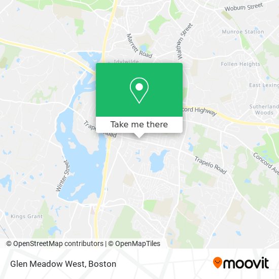 Mapa de Glen Meadow West