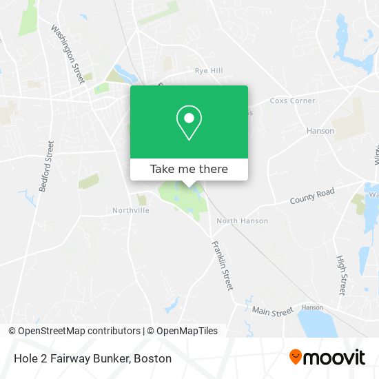 Hole 2 Fairway Bunker map