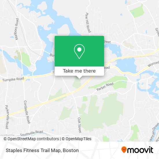Mapa de Staples Fitness Trail Map