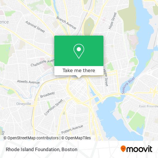 Rhode Island Foundation map