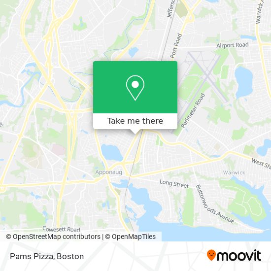 Pams Pizza map