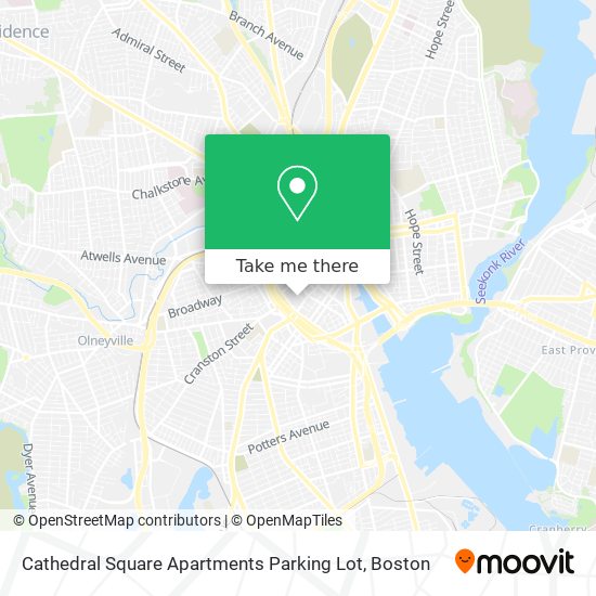 Mapa de Cathedral Square Apartments Parking Lot