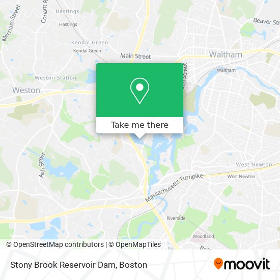 Mapa de Stony Brook Reservoir Dam