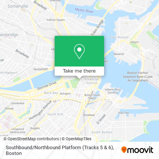 Mapa de Southbound / Northbound Platform (Tracks 5 & 6)