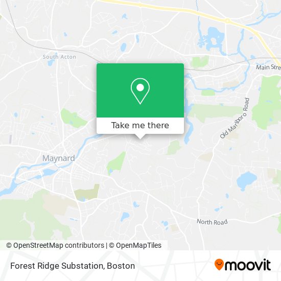 Forest Ridge Substation map