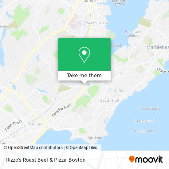 Mapa de Rizzo's Roast Beef & Pizza