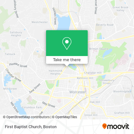 Mapa de First Baptist Church