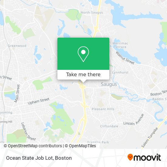 Mapa de Ocean State Job Lot